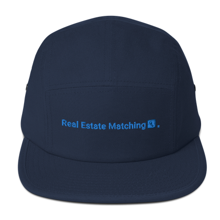 Ireland Five Panel Cap Real Estate Matching with 3 Logos.