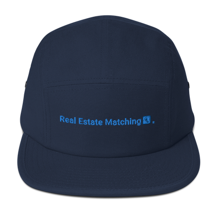 Serbia Five Panel Cap Real Estate Matching with 3 Logos.