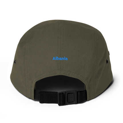 Albania Five Panel Cap Groundfloor24 with 3 Logos.