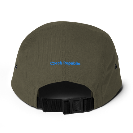 Czech Republic Five Panel Cap Groundfloor24 with 3 Logos.