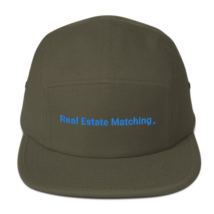 Romania Five Panel Cap Real Estate Matching with 3 Logos