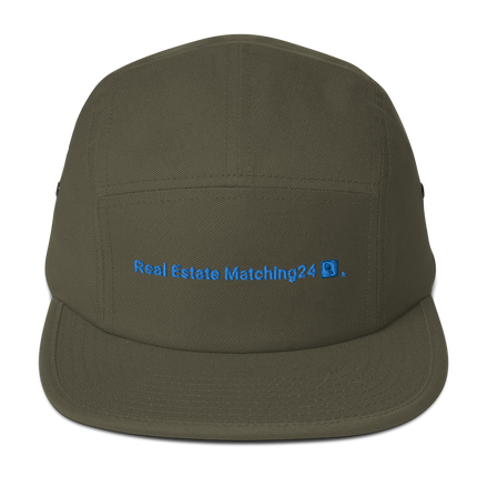 Latvia Five Panel Cap Real Estate Matching24 with 3 Logos