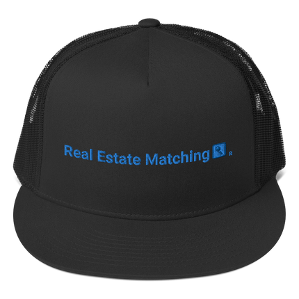 Trucker Cap Real Estate Matching with Logo.