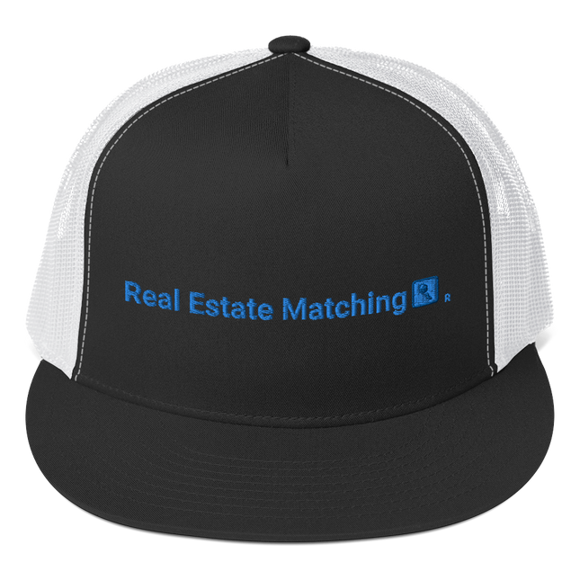 Trucker Cap Real Estate Matching with Logo.