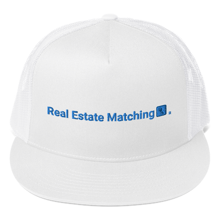 Trucker Cap Real Estate Matching with Logo.