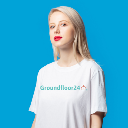 Women's Relaxed T-Shirt with Groundfloor24 Logo