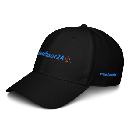 Czech Republic adidas Dad Hat Groundfloor24 with 3 Logos.