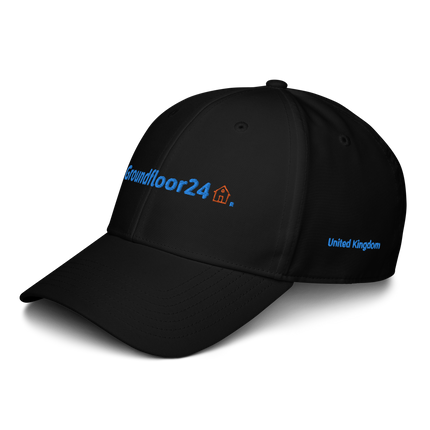 United Kingdom adidas Dad Hat Groundfloor24 with 3 Logos.