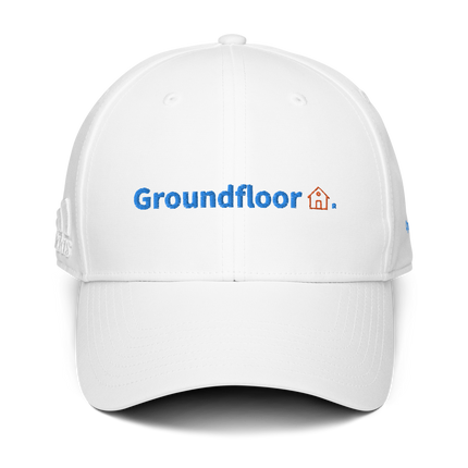 Cyprus adidas Dad Hat Groundfloor with 3 Logos.