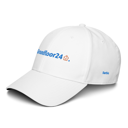 Serbia adidas Dad Hat Groundfloor24 with 3 Logos.