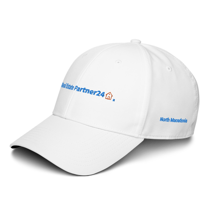 North Macedonia adidas Dad Hat Real Estate Partner24 with 3 Logos.