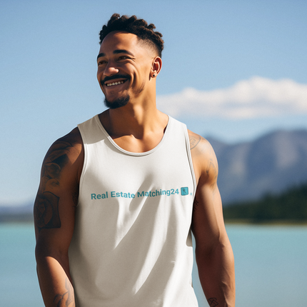 Unisex Tank Top with Real Estate Matching24 Logo