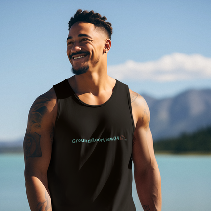 Unisex Tank Top Groundfloorview24 with House