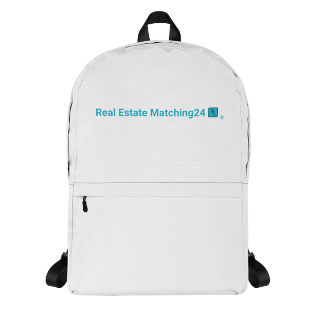 Backpack with Real Estate Matching24 Logo