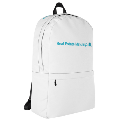 Backpack with Real Estate Matching24 Logo