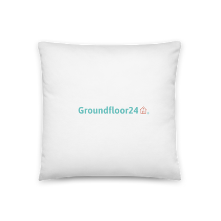 Basic Pillow with Groundfloor24 Logo