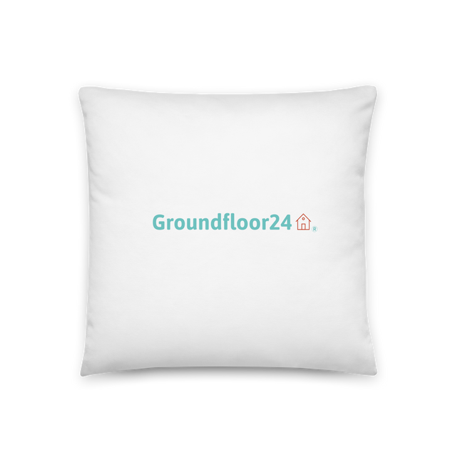 Basic Pillow with Groundfloor24 Logo