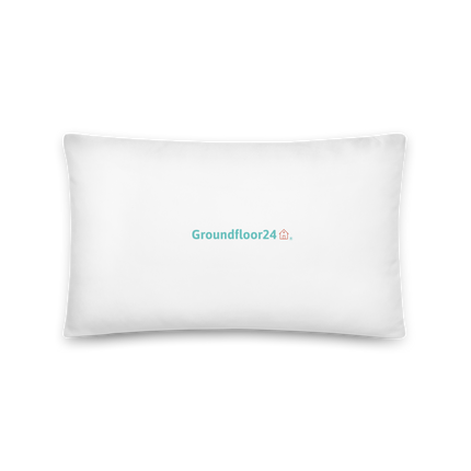 Basic Pillow with Groundfloor24 Logo
