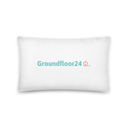 Basic Pillow with Groundfloor24 Logo