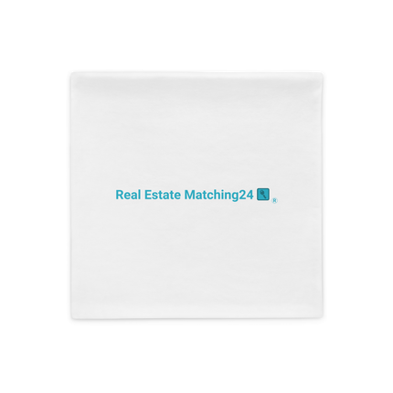 Pillow Case with Real Estate Matching24 Logo