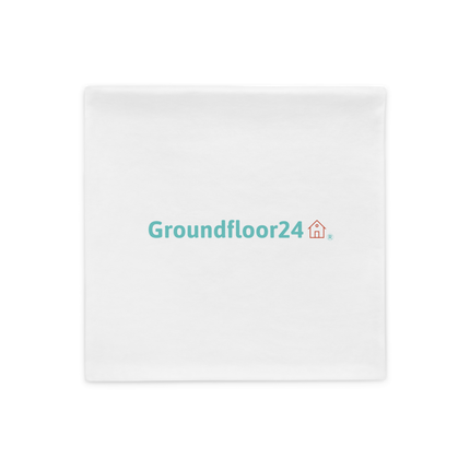 Pillow Case with Groundfloor24 Logo