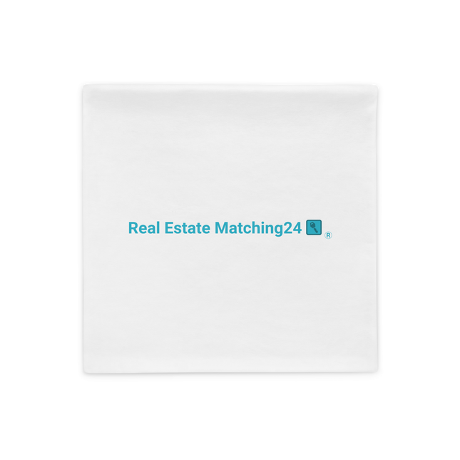Pillow Case with Real Estate Matching24 Logo