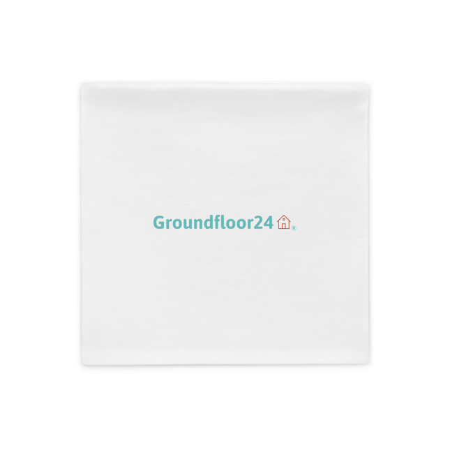 Pillow Case with Groundfloor24 Logo