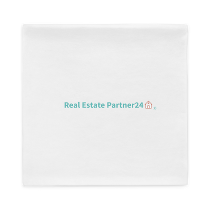 Pillow Case with Real Estate Partner24 Logo