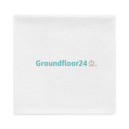 Pillow Case with Groundfloor24 Logo