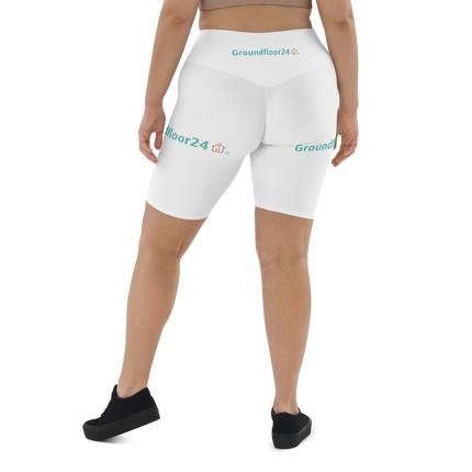 Biker Shorts with Groundfloor24 Logo