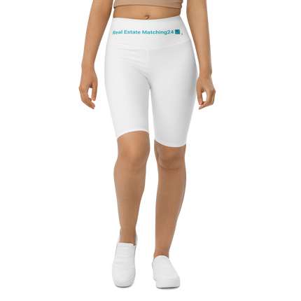 Biker Shorts with Real Estate Matching24 Logo