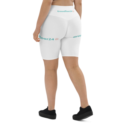 Biker Shorts with Groundfloor24 Logo