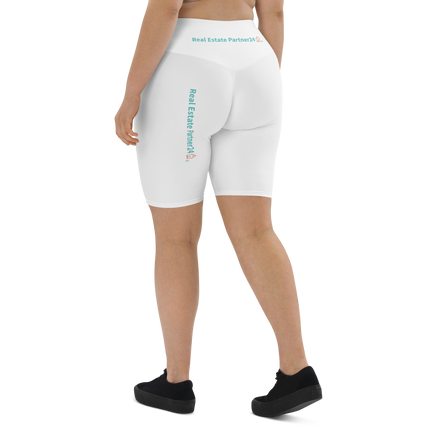 Biker Shorts with Real Estate Partner24 Logo