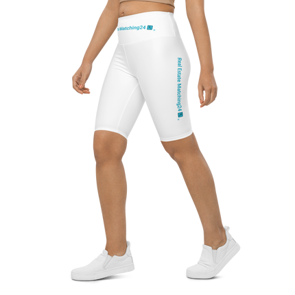 Biker Shorts with Real Estate Matching24 Logo