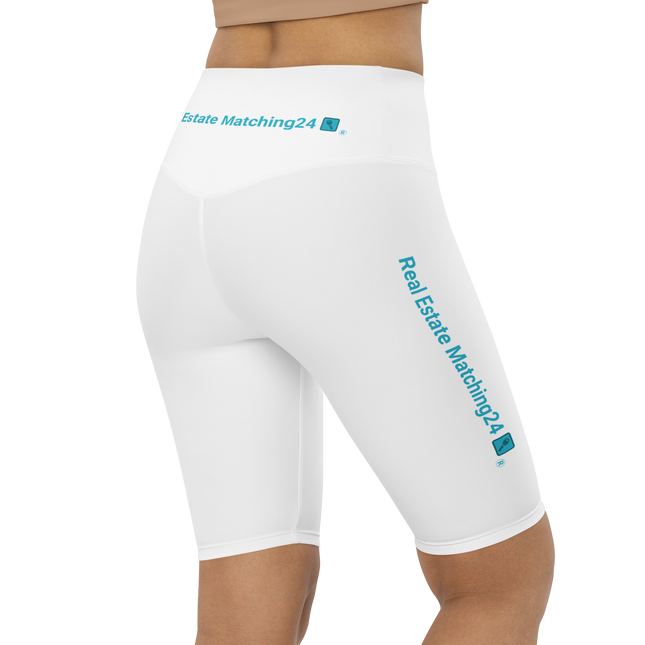 Biker Shorts with Real Estate Matching24 Logo