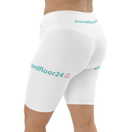 Biker Shorts with Groundfloor24 Logo