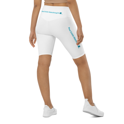 Biker Shorts with Real Estate Matching24 Logo