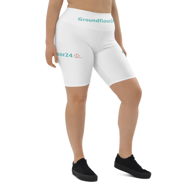 Biker Shorts with Groundfloor24 Logo