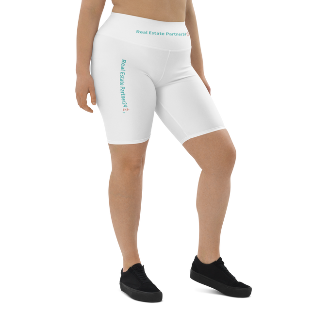 Biker Shorts with Real Estate Partner24 Logo
