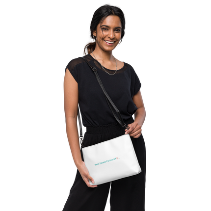 Crossbody bag with Real Estate Partner24 Logo