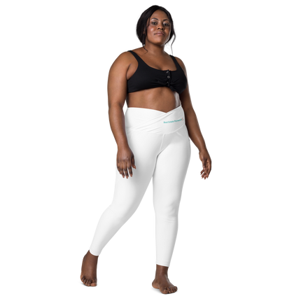 Crossover leggings with pockets with Real Estate Partner24 Logo
