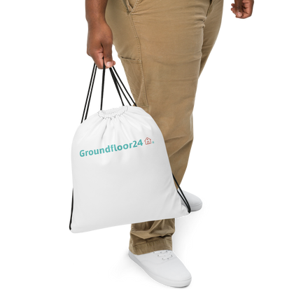 Drawstring bag with Groundfloor24 Logo