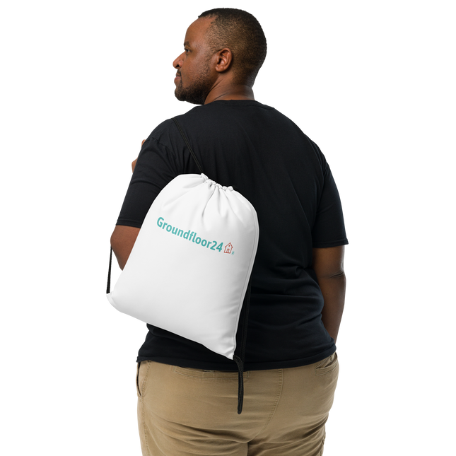 Drawstring bag with Groundfloor24 Logo
