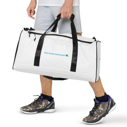 Duffle bag with Real Estate Matching24 Logo