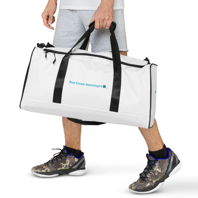 Duffle bag with Real Estate Matching24 Logo