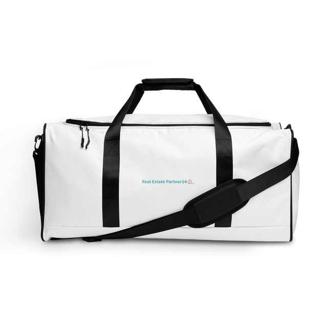 Duffle bag with Real Estate Partner24 Logo
