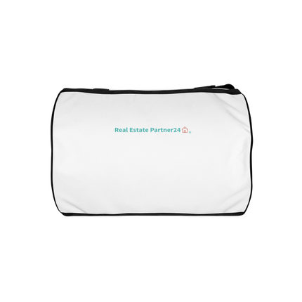 All-over print gym bag with Real Estate Partner24 Logo