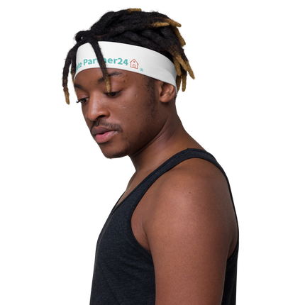 Headband with Real Estate Partner24 Logo