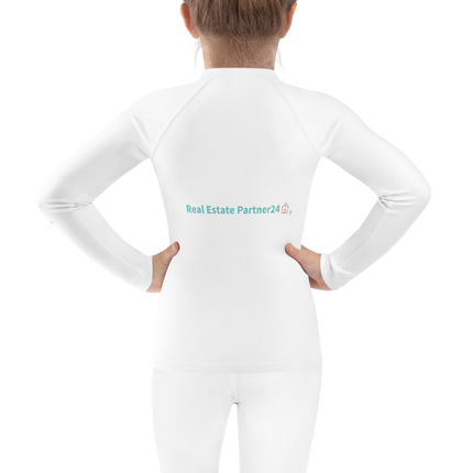 Kids Rash Guard with Real Estate Partner24 Logo