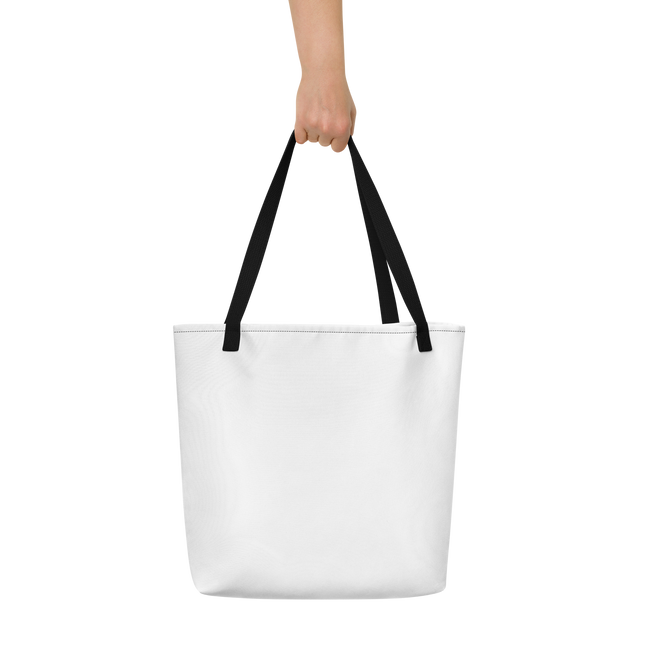 All-Over Print Large Tote Bag with Groundfloor24 Logo